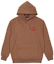 Lookbook Palace SS22 Tri-Mesh Hoodie Tan Logo Unisex Pullover Sweatshirt Brown P21CS147
