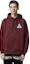 Shop Palace SS22 Tri-Mesh Logo Print Hoodie Unisex Maroon PLA-SS22-269