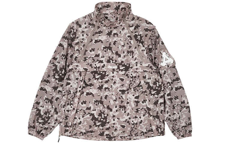 Lookbook PALACE SS22城市迷彩可拆袖马甲外套男女宽松款式。 P22JK078