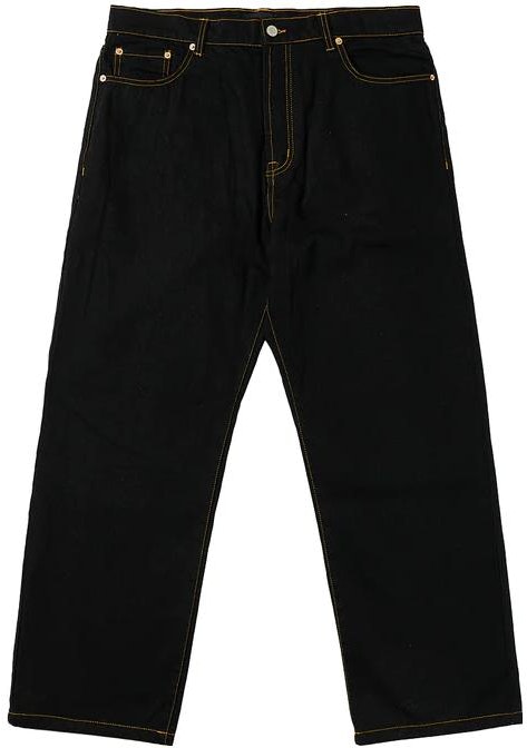 palace-ss-23-baggier-jean-black-straight-leg-denim-pants-unisex-embroidered-p24-t008