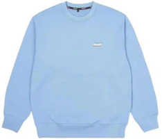 Palace SS23 Basic A Crew Flexy Blue Unisex Sweatshirt Light Blue PLC23W10018 Palace SS23 Basic A Crew Flexy Blue Unisex Sweatshirt Light Blue PLC23W10018