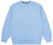 Order Palace SS23 Basic A Crew Flexy Blue Unisex Sweatshirt Light Blue PLC23W10018