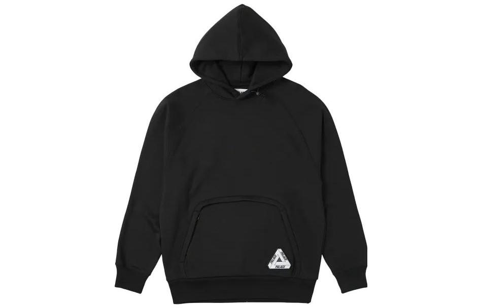 PALACE SS23 Black Hoodie with Logo Print and Kangaroo Pocket - Unisex Pullover. P24CS033 圖 2