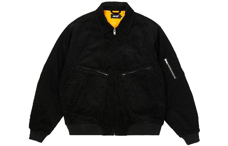 PALACE SS23 Cord MA-1 Black  Workwear Jacket - Black P23JK001 圖 2