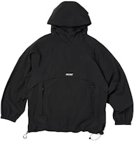 PALACE SS23 Double Zip Adjustable Hem Hooded Jacket Black Unisex P23JK012 PALACE SS23 Double Zip Adjustable Hem Hooded Jacket Black Unisex P23JK012