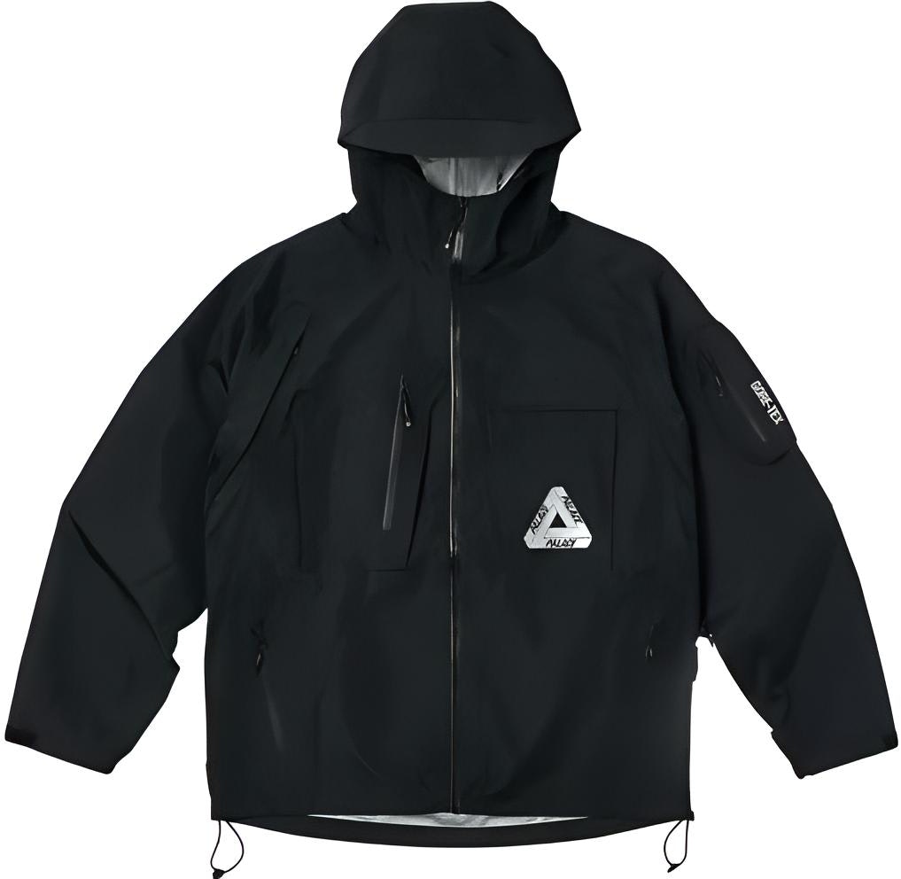 palace-ss-23-gore-tex-cargo-jacket-black-waterproof-outdoor-unisex-shell-jacket-plc-23002