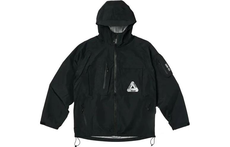 Order PALACE SS23 GORE-TEX Cargo Jacket Black Waterproof Outdoor Unisex Shell Jacket. PLC23002