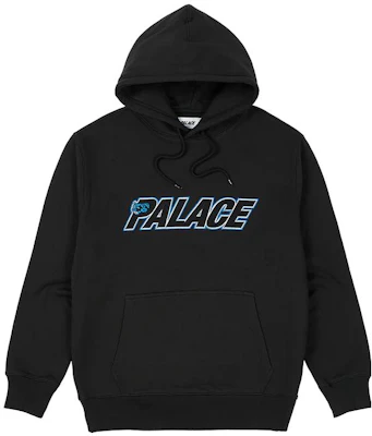 PALACE SS23 黑色虎頭標誌美洲豹連帽衫 男女款衛衣 P24CS073 Order PALACE SS23 黑色虎頭標誌美洲豹連帽衫 男女款衛衣 P24CS073