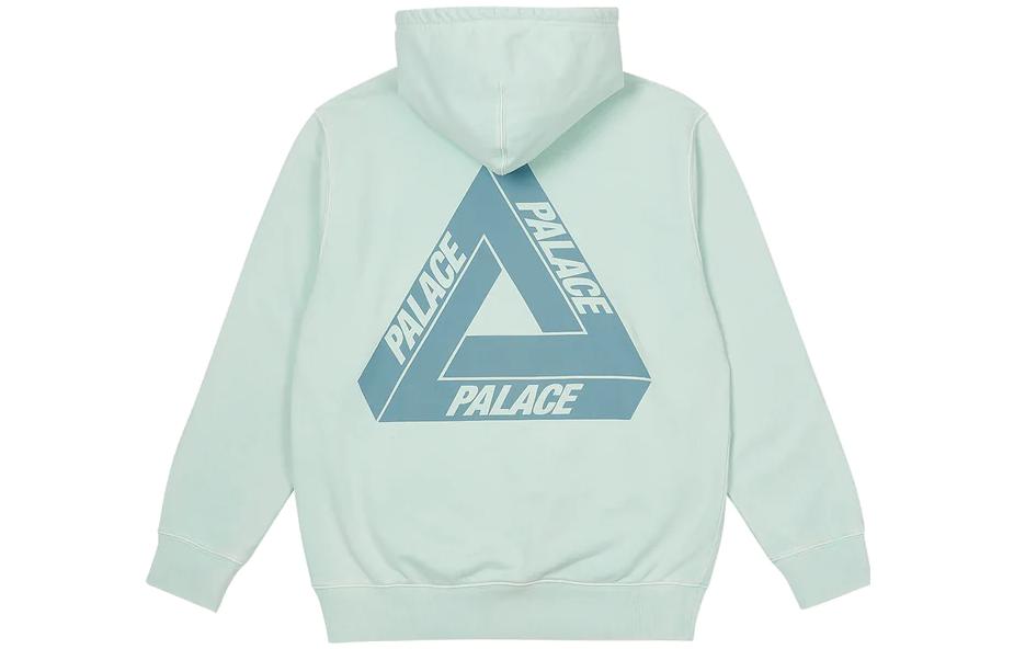 Shop PALACE SS23 Reacto Tri-Ferg 綠色標誌連帽衫 復古男女套頭衫。 P24CS080