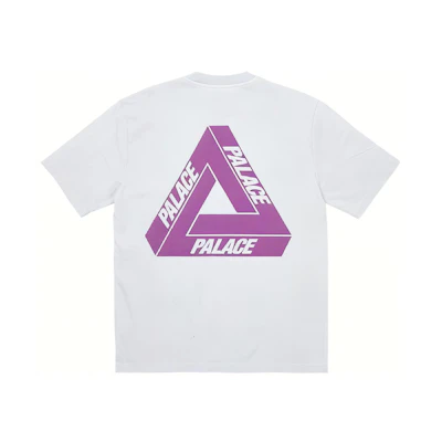 PALACE SS23 Reacto Tri-ferg Logo Print T-shirt Blue Unisex Trendy Tee P24ES031
