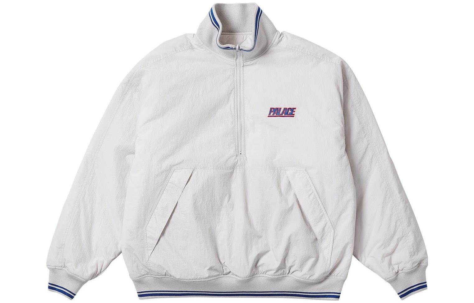 Palace SS23 Reversible Quilted Sports Bomber Grey Unisex Jacket White P23JK109