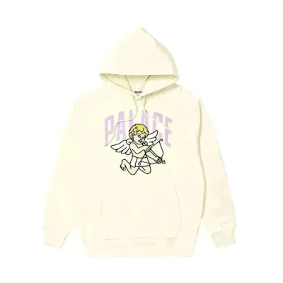 PALACE SS23 Spring Summer Cupid Graphic Hoodie Men’s Light Yellow. PLA-SS23-277