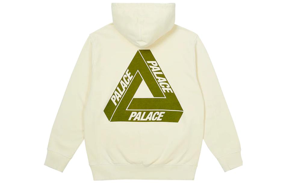 PALACE SS23 Spring Summer Reacto Tri-Ferg Yellow Logo Hoodie Unisex Off-White. P24CS077 圖 2