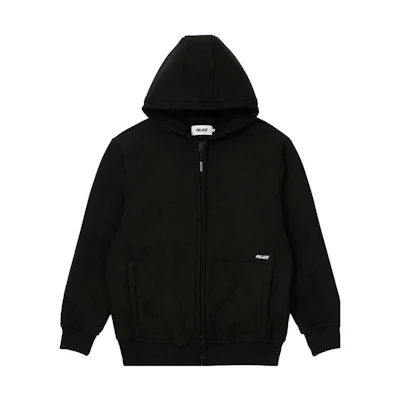 PALACE SS23 Therma Zip Hood Jacket Black Unisex Logo Print Hoodie. P23SS0203069