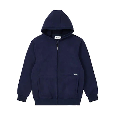 PALACE SS23 Therma Zip Hoodie Navy Unisex Casual Jacket Dark Blue PAL-SS23-454
