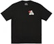Lookbook PALACE SS24 Back Logo Print Crewneck T-Shirt Unisex Black. P26TS025