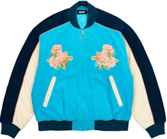Palace SS24 Cat Eye Bomber Jacket Real Teal Embroidered Zip Unisex Blue-Green P26JK076 Palace SS24 Cat Eye Bomber Jacket Real Teal Embroidered Zip Unisex Blue-Green P26JK076