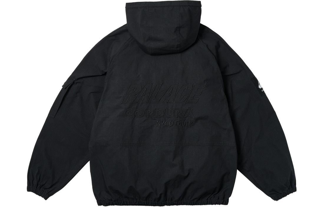PALACE SS24 Cordura NYCO RS Logo Pocket Zip Hoodie Jacket Unisex Black P26JK014 圖 3