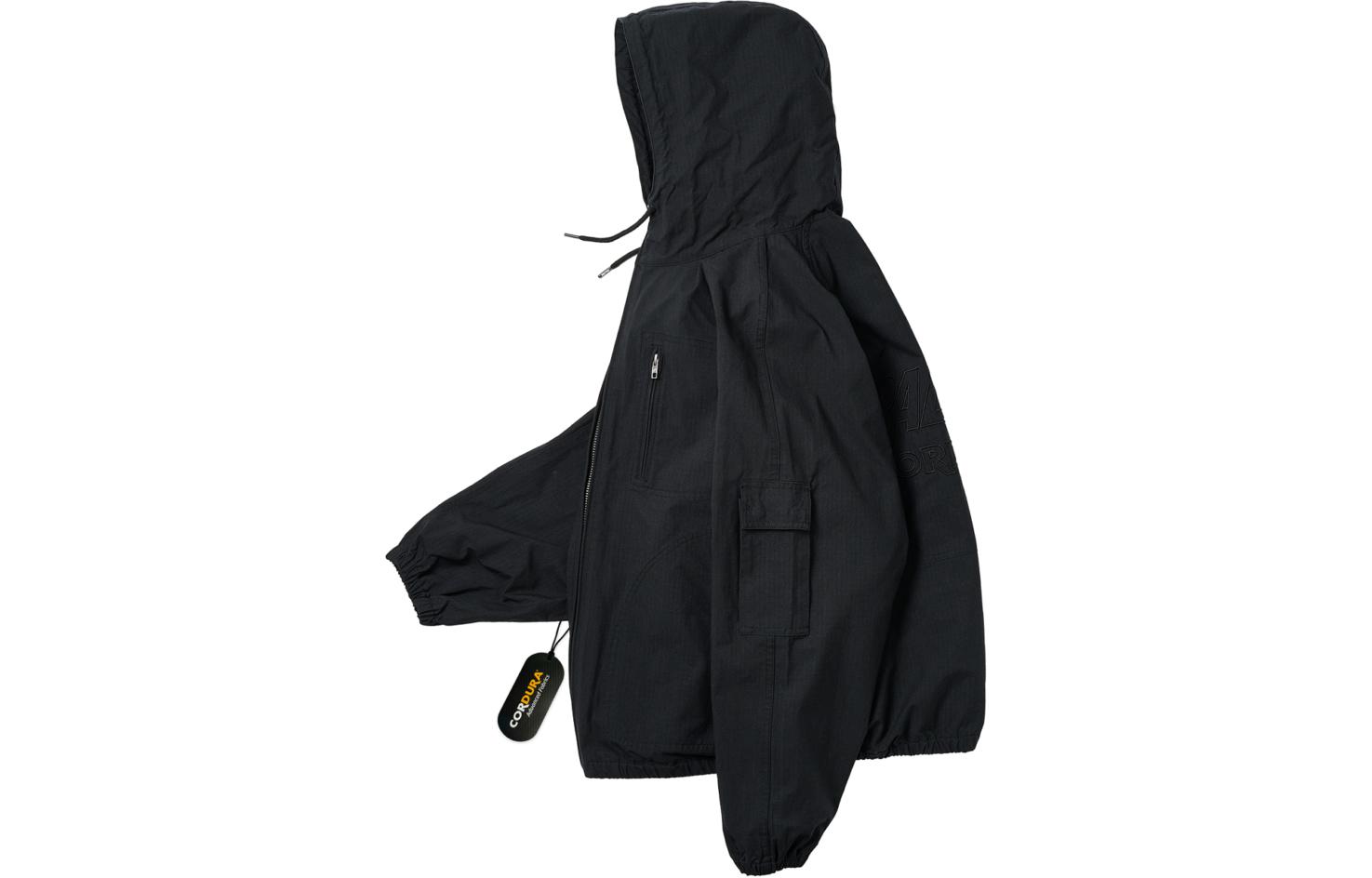 PALACE SS24 Cordura NYCO RS Logo Pocket Zip Hoodie Jacket Unisex Black P26JK014 圖 4