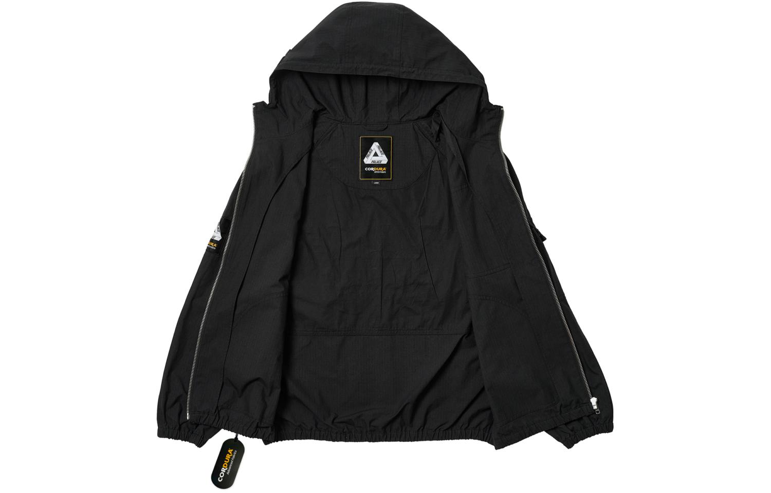 PALACE SS24 Cordura NYCO RS Logo Pocket Zip Hoodie Jacket Unisex Black P26JK014 圖 5