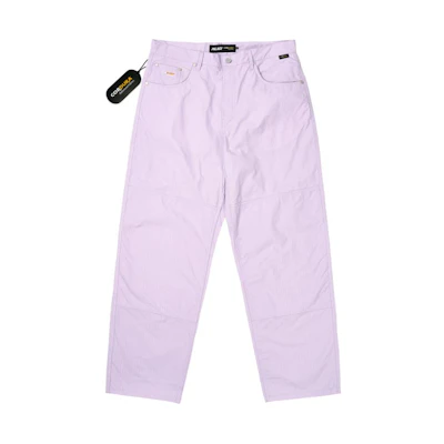 PALACE SS24 Cordura NYCO RS Purple Straight-Leg Pants Unisex Casual. P26T004