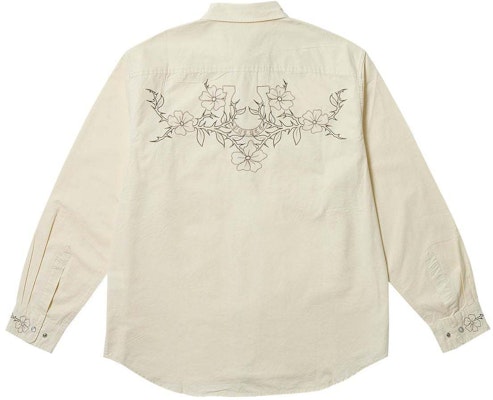 PALACE SS24 Flexus 柔软刺绣白棉长袖衬衫 男女通用 米白色 P26SHT009 Lookbook PALACE SS24 Flexus 柔软刺绣白棉长袖衬衫 男女通用 米白色 P26SHT009