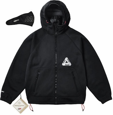 PALACE SS24 GORE-TEX ウィンドストッパージャケット ブラック ユニセックスフードジップ. P26JK020 Order PALACE SS24 GORE-TEX ウィンドストッパージャケット ブラック ユニセックスフードジップ. P26JK020