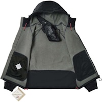 PALACE SS24 GORE-TEX ウィンドストッパージャケット ブラック ユニセックスフードジップ. P26JK020 Details for PALACE SS24 GORE-TEX ウィンドストッパージャケット ブラック ユニセックスフードジップ. P26JK020