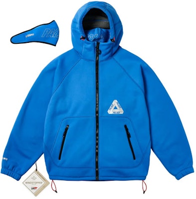 PALACE SS24 GORE-TEX ウィンドストッパージャケット ブルー フード付き 防風 ユニセックスアウターウェア P26JK029 Order PALACE SS24 GORE-TEX ウィンドストッパージャケット ブルー フード付き 防風 ユニセックスアウターウェア P26JK029