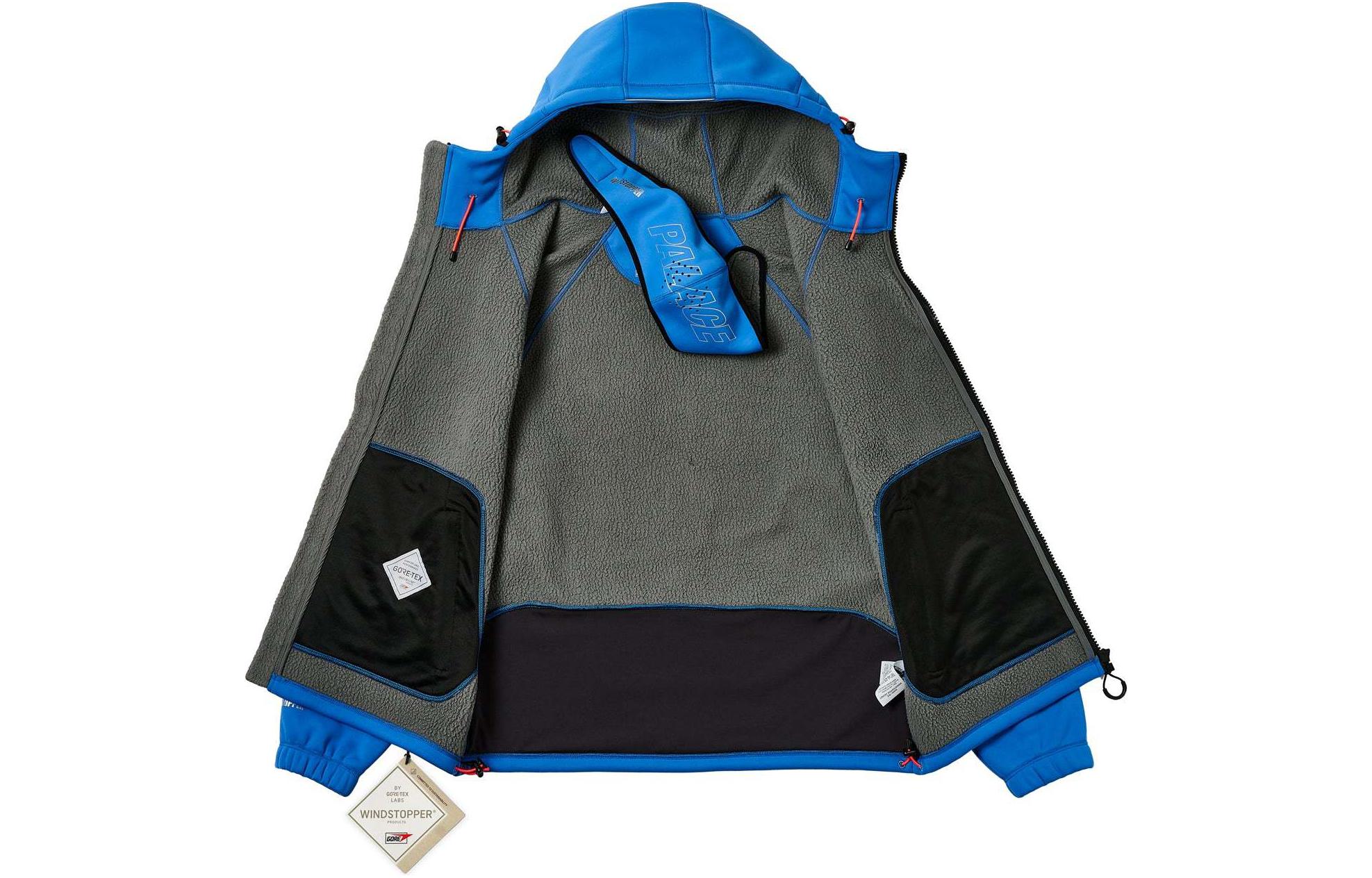 Details for PALACE SS24 GORE-TEX 防风夹克 蓝色帽衫 男女同款外套. P26JK029