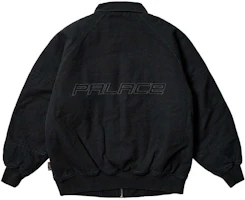 Palace SS24 Heavy Canvas Bomber Jacket Black Unisex Zip-Up Flight Jacket P26JK007 Palace SS24 Heavy Canvas Bomber Jacket Black Unisex Zip-Up Flight Jacket P26JK007