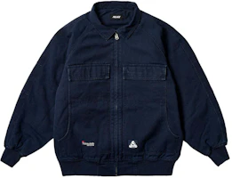 Palace SS24 Heavy Canvas Bomber Jacket Navy Unisex Flight Jacket P26JK006 Palace SS24 Heavy Canvas Bomber Jacket Navy Unisex Flight Jacket P26JK006