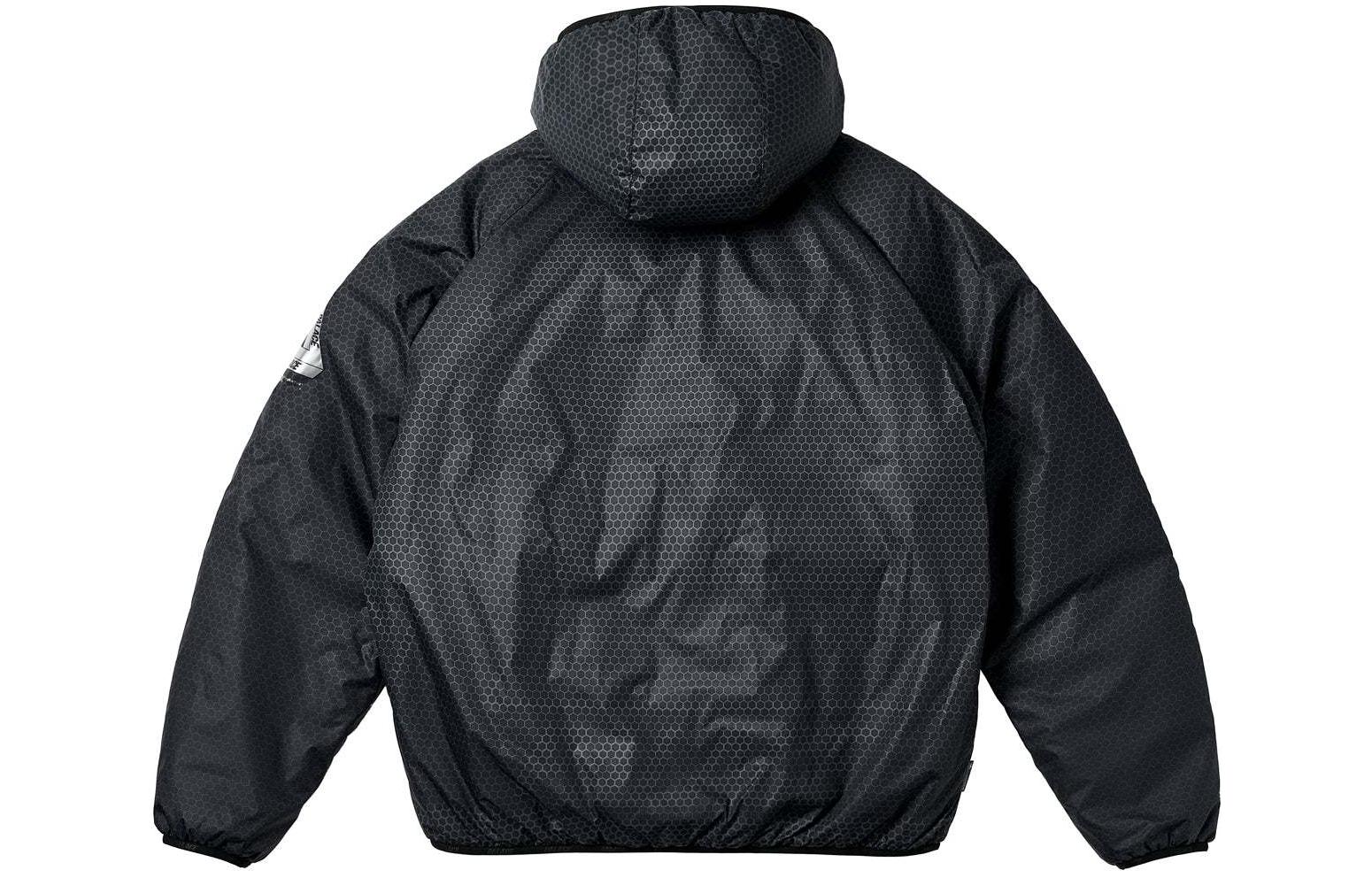 Lookbook PALACE SS24 六边形Pertex夹棉拉链夹克 黑色 男女通用 P26JK017