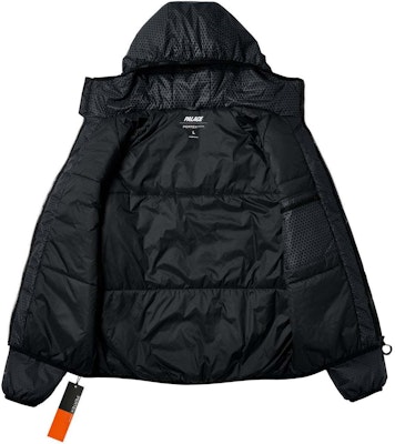 PALACE SS24 六边形Pertex夹棉拉链夹克 黑色 男女通用 P26JK017 Shop PALACE SS24 六边形Pertex夹棉拉链夹克 黑色 男女通用 P26JK017