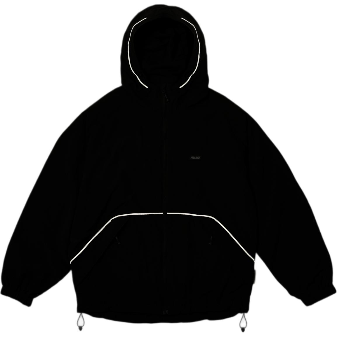 PALACE SS24 Lighter Shell Hoodie Zip Jacket Unisex Black Logo Patch Design. P26JK063 圖 3
