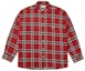 Lookbook PALACE SS24 红色格子长袖衬衫 男女款 胸袋设计. P26SHT018