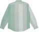 Lookbook PALACE SS24 Patchwork Stripe Long Sleeve Shirt Green Unisex. P26SHT015