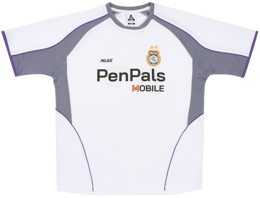 팔라스 SS24 펜팔 저지 화이트 멀티컬러 레터링 유니섹스 반팔 셔츠 P26ES071 Buy 팔라스 SS24 펜팔 저지 화이트 멀티컬러 레터링 유니섹스 반팔 셔츠 P26ES071