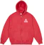 Order PALACE SS24 顏料水洗 Tri-Ferg 標誌拉鍊連帽衫 男女通用 紅色 P26CS115