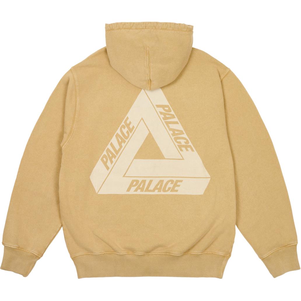PALACE SS24 Pigment Wash Tri-Ferg Logo Zip Hoodie Unisex Light Brown. P26CS100 圖 3