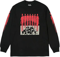 Palace SS24 Repeater Longsleeve Black Unisex Graphic Pullover Sweatshirt P26LS003 Palace SS24 Repeater Longsleeve Black Unisex Graphic Pullover Sweatshirt P26LS003