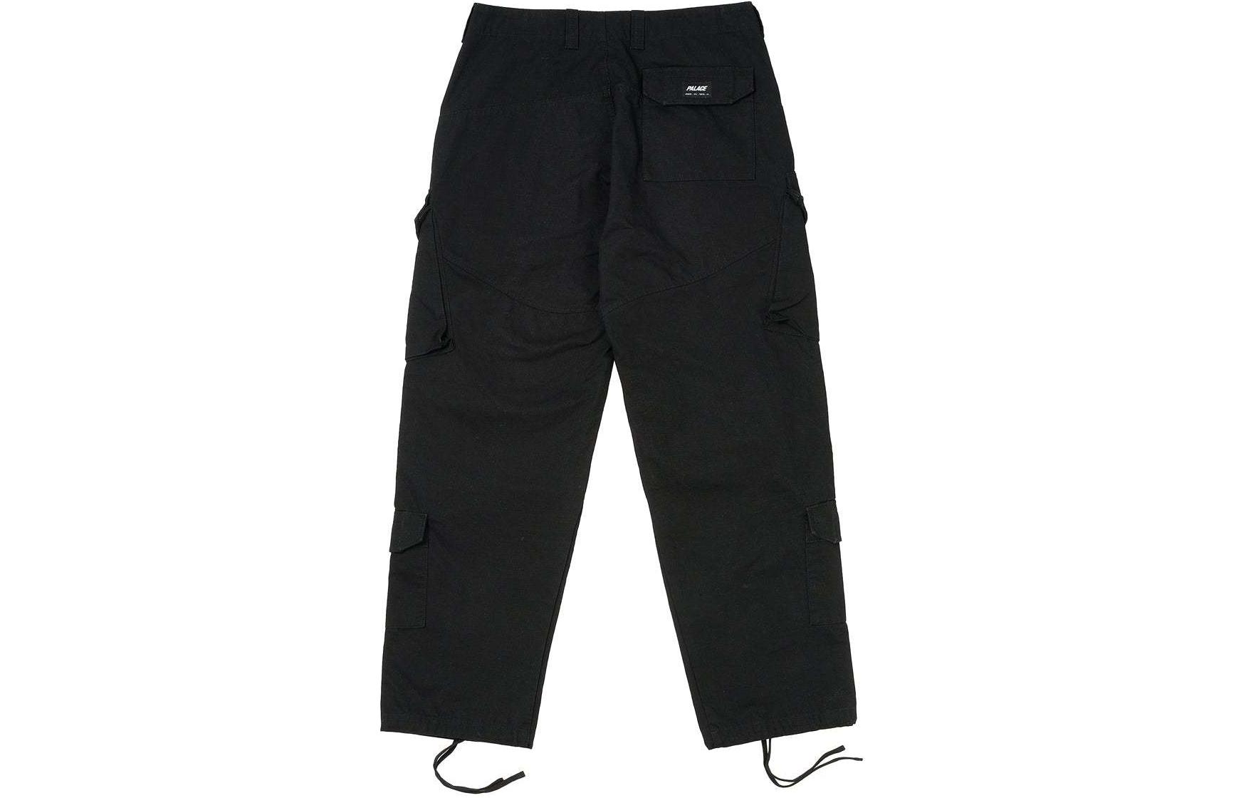 Lookbook PALACE SS24 RN 工裝運動褲 黑色多口袋男女休閒工作褲 P26T007