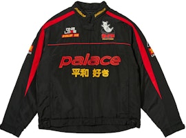 PALACE SS24 Summer Zip-Up Letter Print Jacket Unisex Black. P26JK048 PALACE SS24 Summer Zip-Up Letter Print Jacket Unisex Black. P26JK048