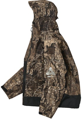 PALACE SS24 TEX 3L Letter Print Hooded Jacket with Zip Pockets Unisex Woodtone. P25JK005 Shop PALACE SS24 TEX 3L Letter Print Hooded Jacket with Zip Pockets Unisex Woodtone. P25JK005