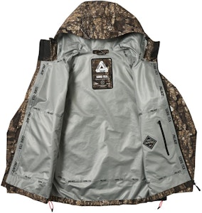 PALACE SS24 字母印花连帽夹克 拉链口袋 男女同款 木纹色。 P25JK005 Purchase PALACE SS24 字母印花连帽夹克 拉链口袋 男女同款 木纹色。 P25JK005