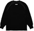 Shop PALACE SS24 反光Logo長袖足球運動衫 黑色 男女款 P26ES015