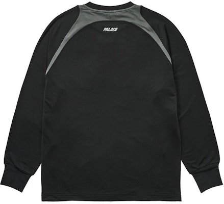 PALACE SS24 反光Logo長袖足球運動衫 黑色 男女款 P26ES015 Purchase PALACE SS24 反光Logo長袖足球運動衫 黑色 男女款 P26ES015