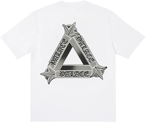 Kaos PALACE SS24 TRI-OG Logo Putih Unisex Lengan Pendek Crewneck. P26TS182 Order Kaos PALACE SS24 TRI-OG Logo Putih Unisex Lengan Pendek Crewneck. P26TS182