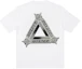 Order Kaos PALACE SS24 TRI-OG Logo Putih Unisex Lengan Pendek Crewneck. P26TS182