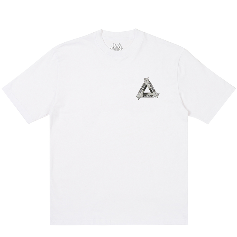 PALACE SS24 TRI-OG Logo Tee White Unisex Short Sleeve Crewneck T-Shirt. P26TS182 圖 3